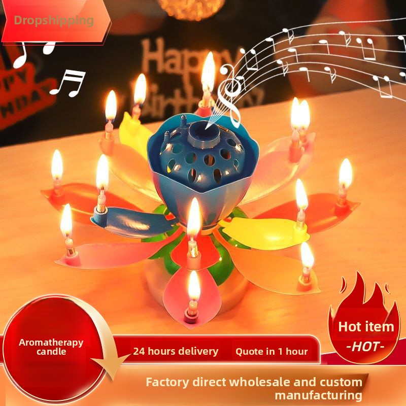 Romantic Happy Birthday Musica - огляд і ціна Holiday Candle Set