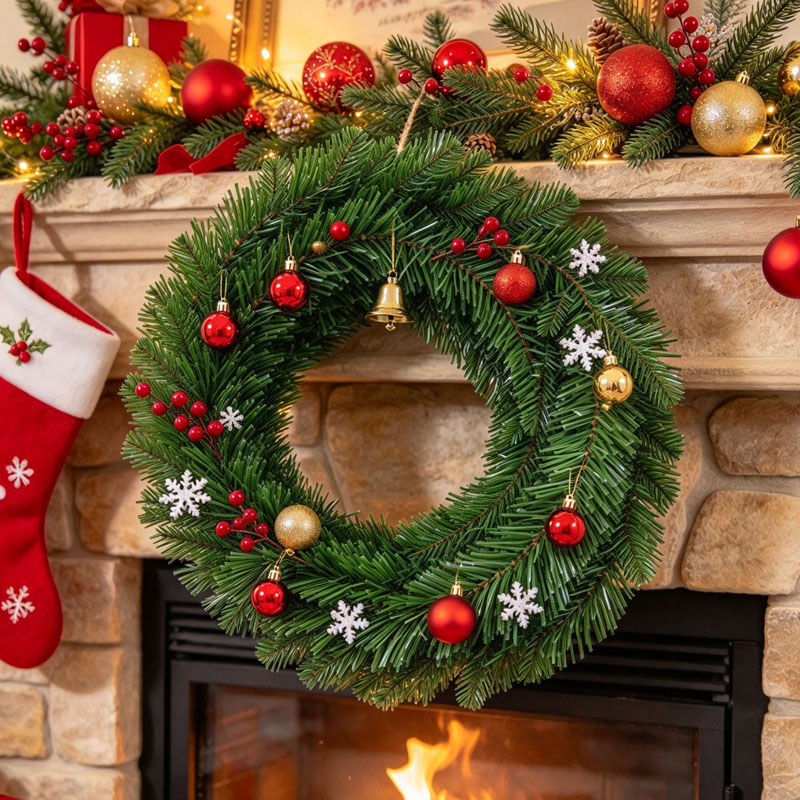 Green Pine Christmas Garland D - огляд і ціна Tinsel Garland Decoration