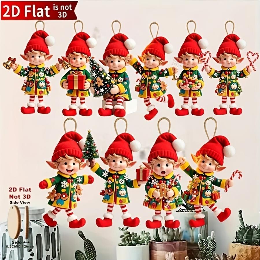1/5/10/20/50/100pcs 2D Flat, 1 - огляд і ціна Christmas Tree Artificial