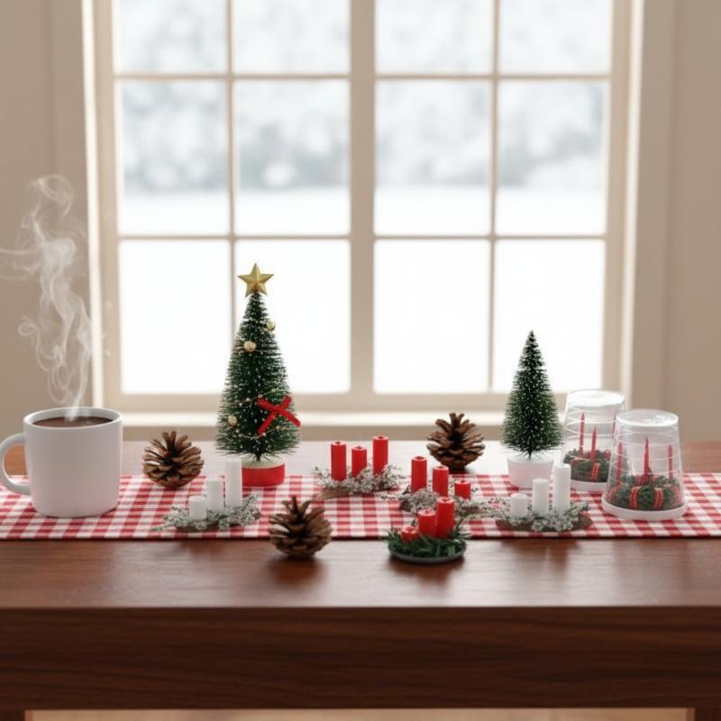 ! 1:12 Miniature Dollhouse Chr - огляд і ціна Holiday Candle Set