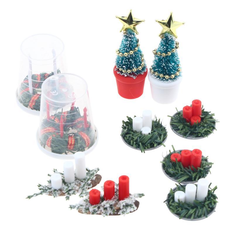 ! 1:12 Miniature Dollhouse Chr - огляд і ціна Holiday Candle Set