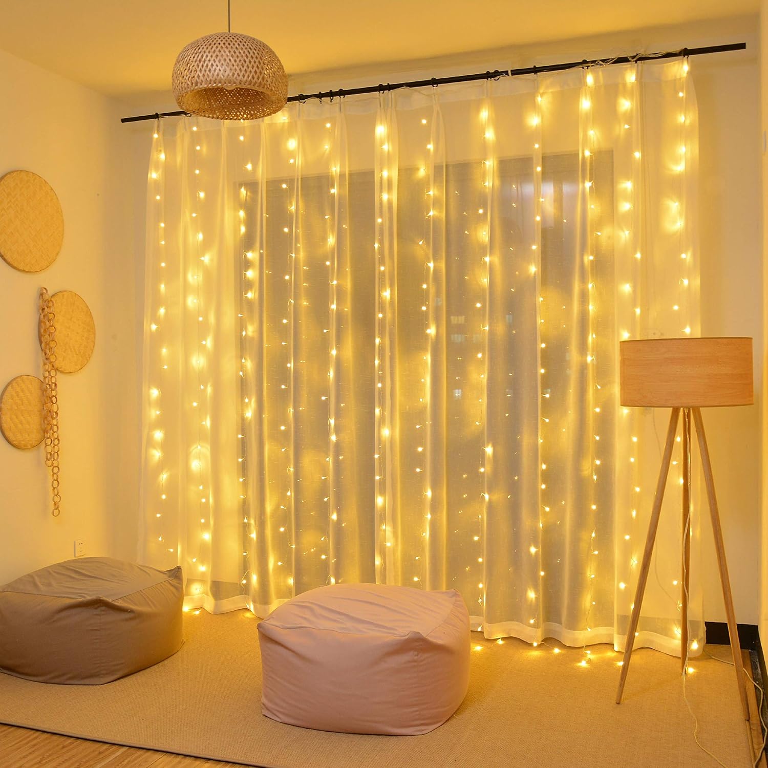 LED Curtain String Lights USB  - огляд і ціна Led Fairy String Lights