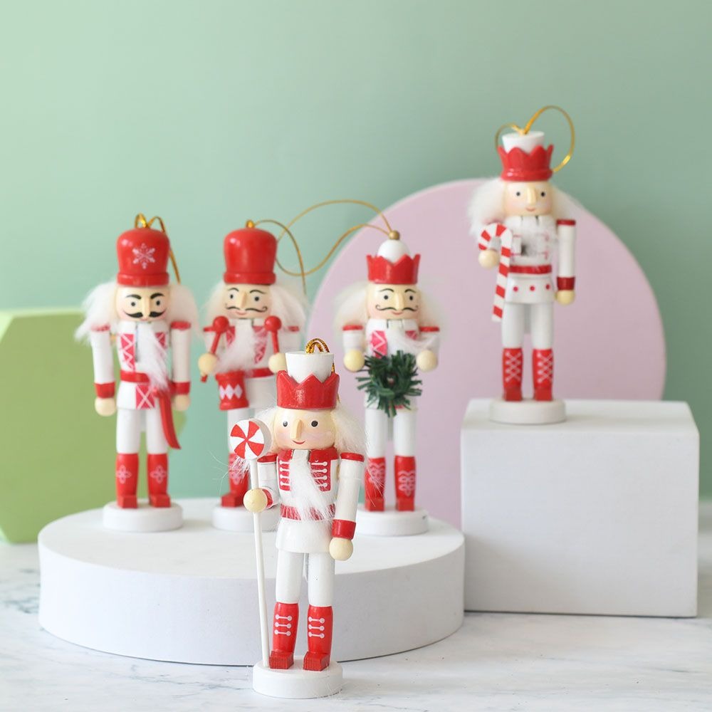 5PCS Merry Christmas Handicraf - огляд і ціна Nutcracker Figurine