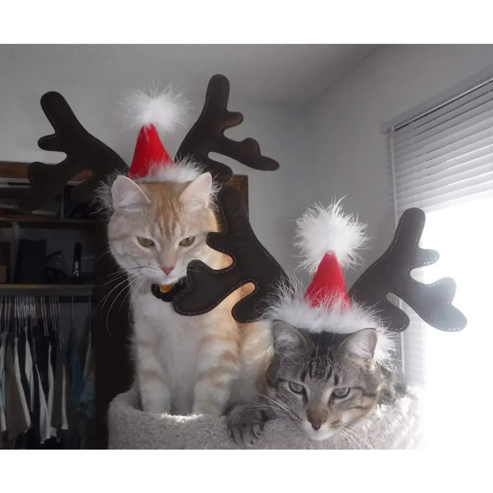 Pet Christmas Reindeer Antler  - огляд і ціна Reindeer Antlers Headband