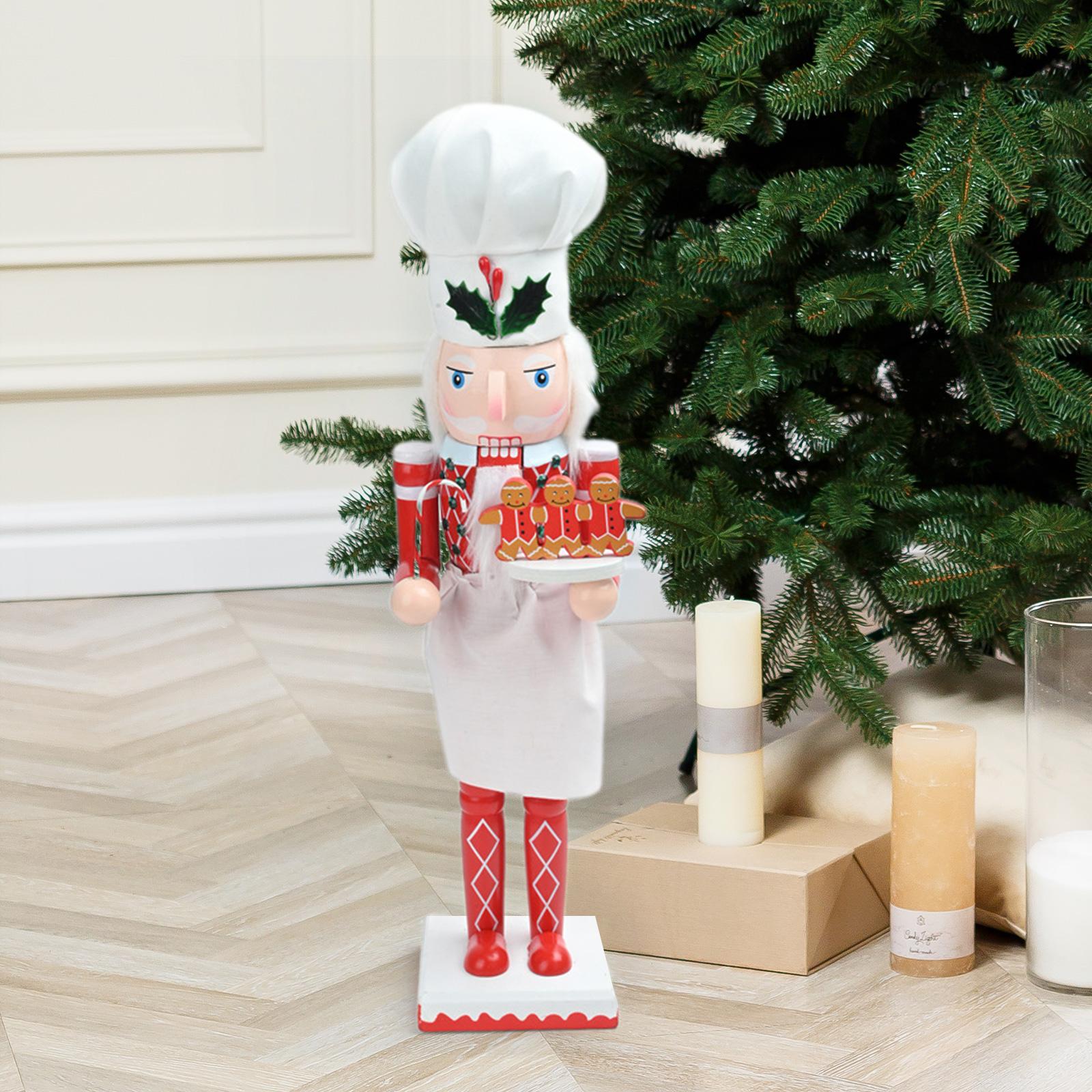 Christmas Nutcracker Statue Wo - огляд і ціна Nutcracker Figurine