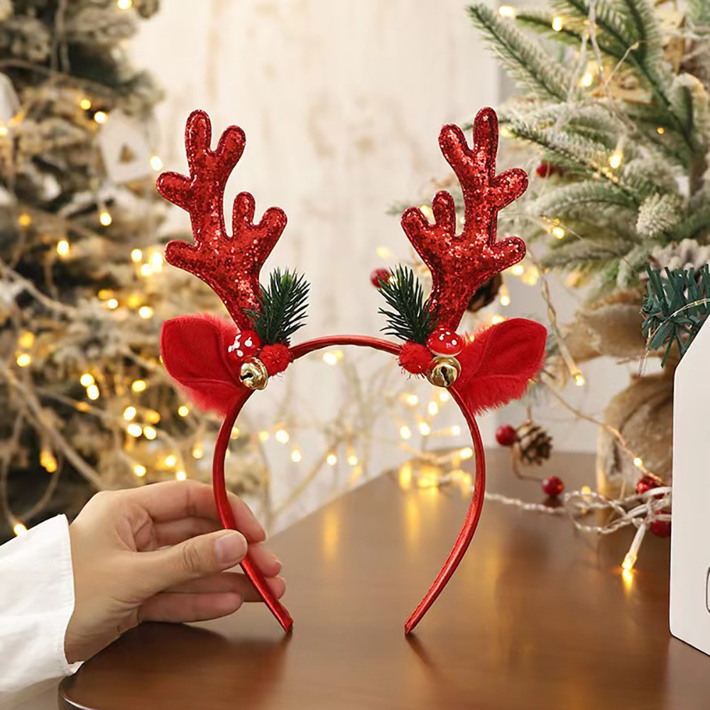 Christmas Reindeer Antler Head - огляд і ціна Reindeer Antlers Headband