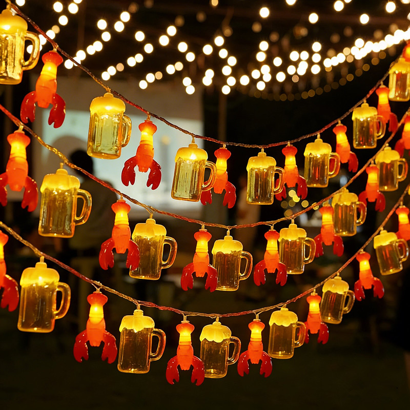 Beer Mug & Lobster String Ligh - огляд і ціна Led Fairy String Lights